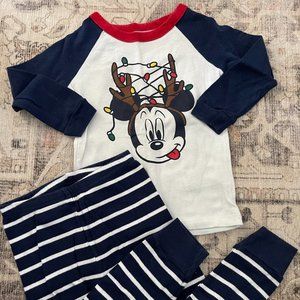 Gap Disney Mickey Mouse Christmas PJ Set
